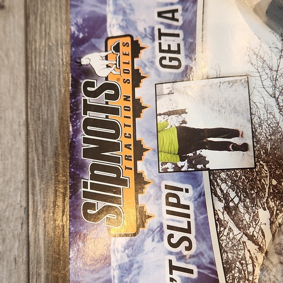 NWT Yukon Charlie's SlipNots Traction Soles 2 pair pack M sz 6-12, W 7-13 - Picture 3 of 11